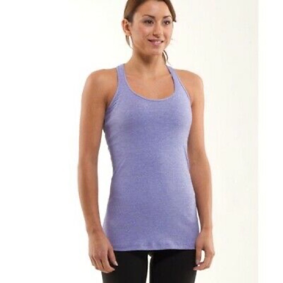 Lululemon Athletica Cool Racerback Heathered Persian Purple - Picture 1 of 11